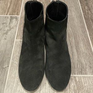 Delman suede booties
